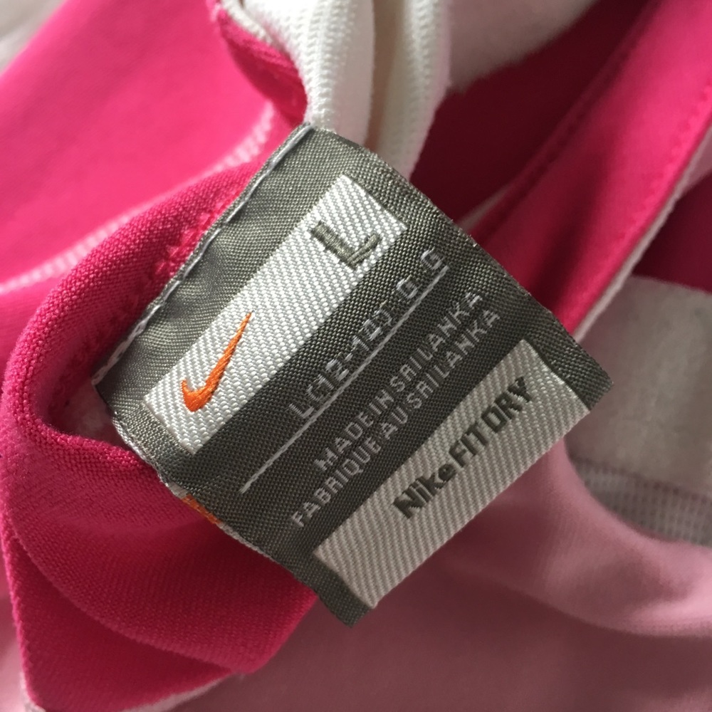 Nike Fit Dry Pink and White Strappy Tank Top - Picture 3 of 5